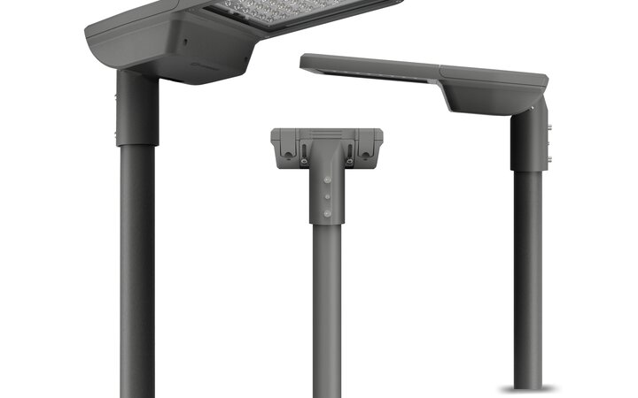 STREETLIGHT FLEX armaturen van LEDVANCE zijn verkrijgbaar in 3 afmetingen en 3 lichtkleuren.