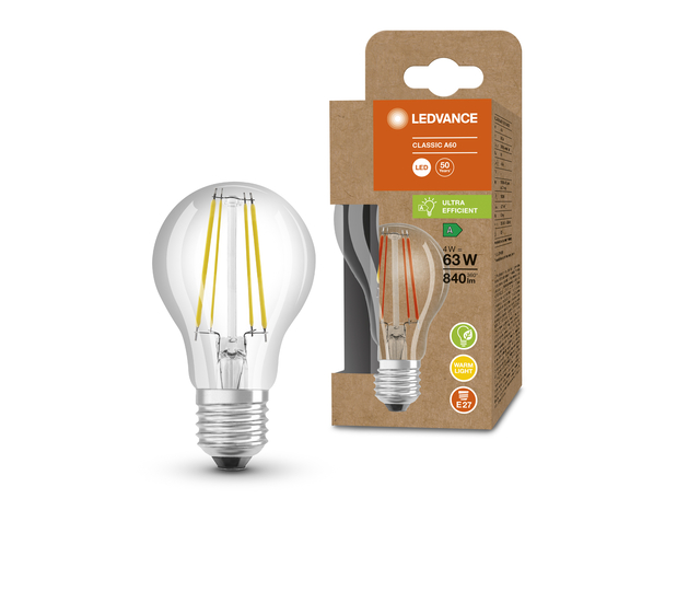 LEDVANCE LED lampen portfolio uitgebreid met  Energielabel A voor optimale energie- en kostenbesparingen