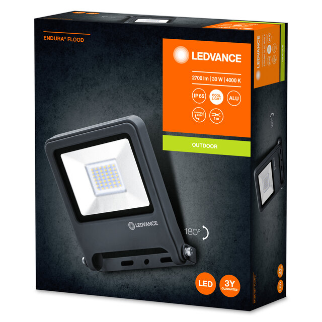 ENDURA FLOOD 30W 840 DG 