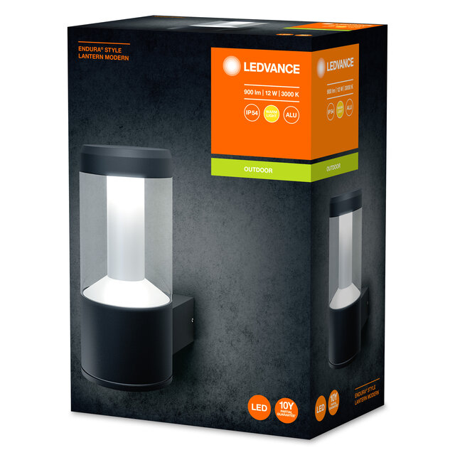 ENDURA STYLE Lantern Modern 90CM 12W DG