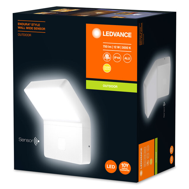 ENDURA STYLE Wall Wide Sensor 12W WT 