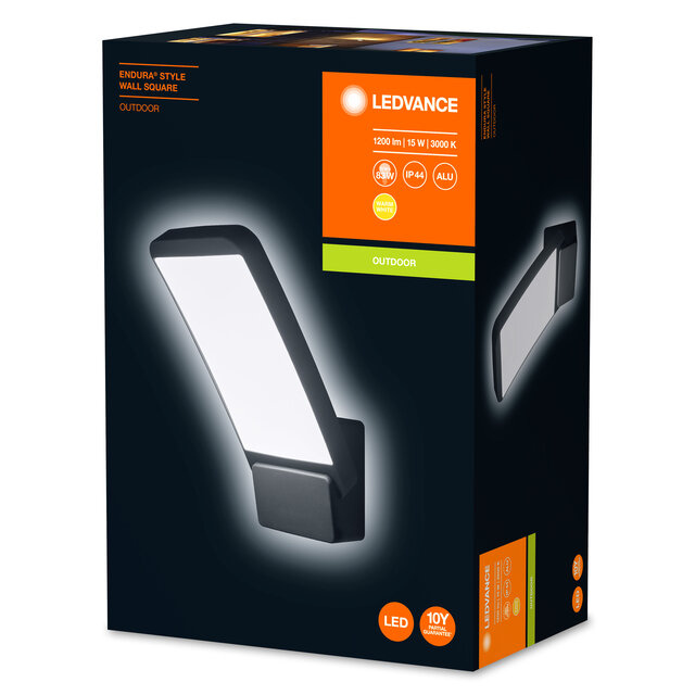 ENDURA STYLE WALL SQUARE 15W DG 
