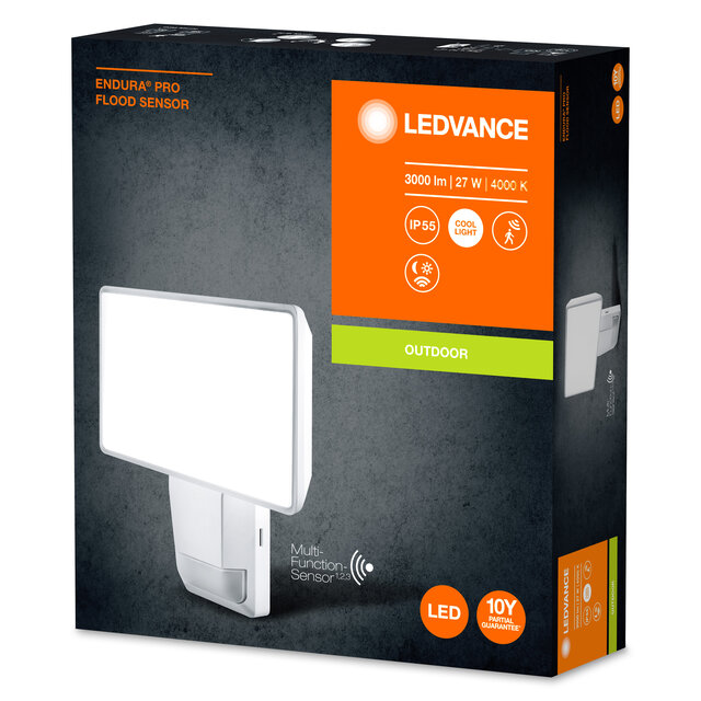  ENDURA PRO FLOOD SENSOR 27W 840 IP55 WT