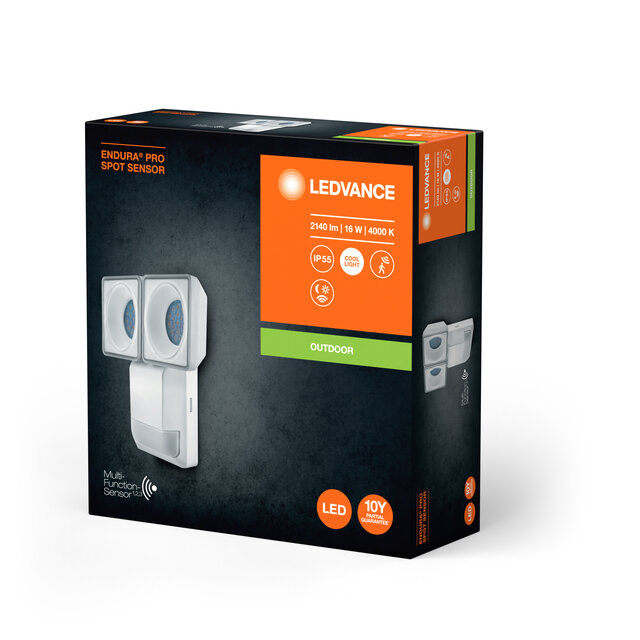 ENDURA PRO SPOT SENSOR 16W 840 IP55 WT