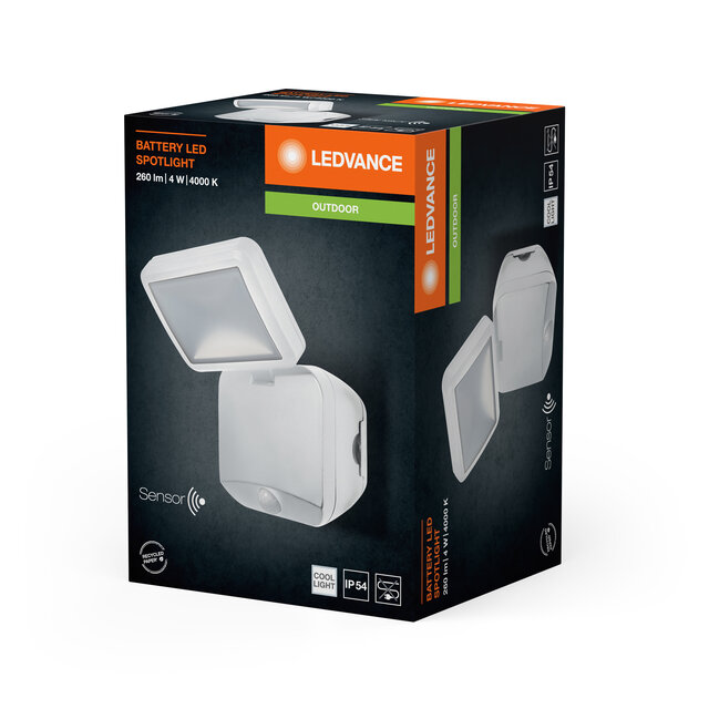 Battery LED Spotlight Single WT