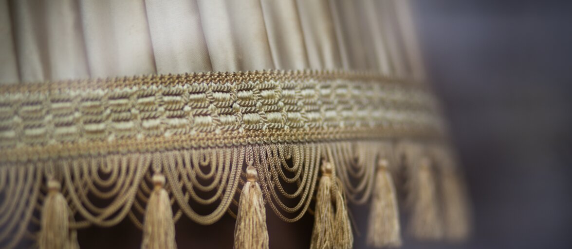 Antique lamp shade