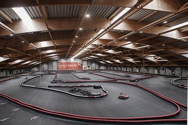 LEDVANCE ilumina el circuito de karts cubierto más grande del mundo