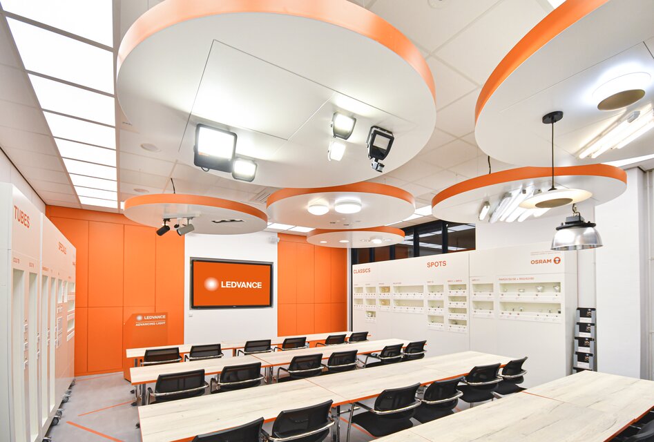Verlichtingsoplossingen voor het nieuwe kantoor van LEDVANCE Benelux