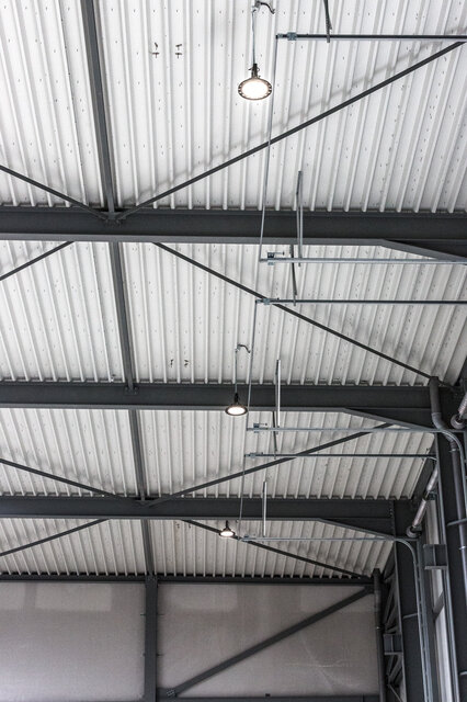 Krachtige LED verlichting met hoge lichtopbrengst voor nieuwe loods