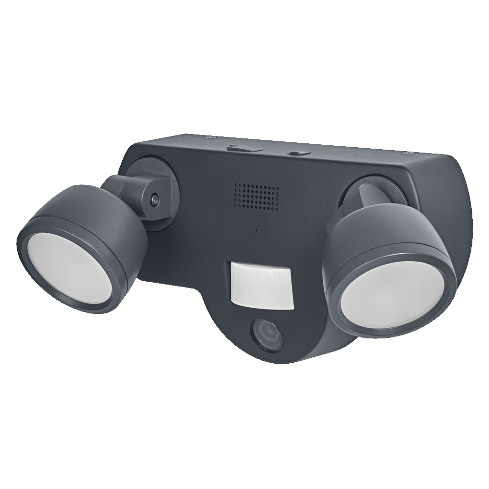 LEDVANCE SMART+ Outdoor-Wandleuchte mit Kamera, warmweißes LED-Licht (3000K), 2